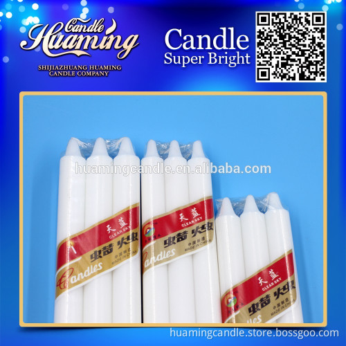 High quality mini size white candles different sized candles